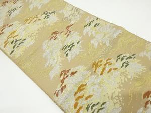 アンティーク　松原模様織り出し袋帯（材料）